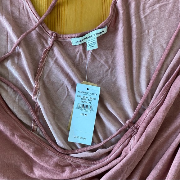 AEO Mauve Oversized Romper - Picture 8 of 16